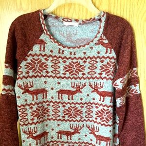 Cabin style pullover